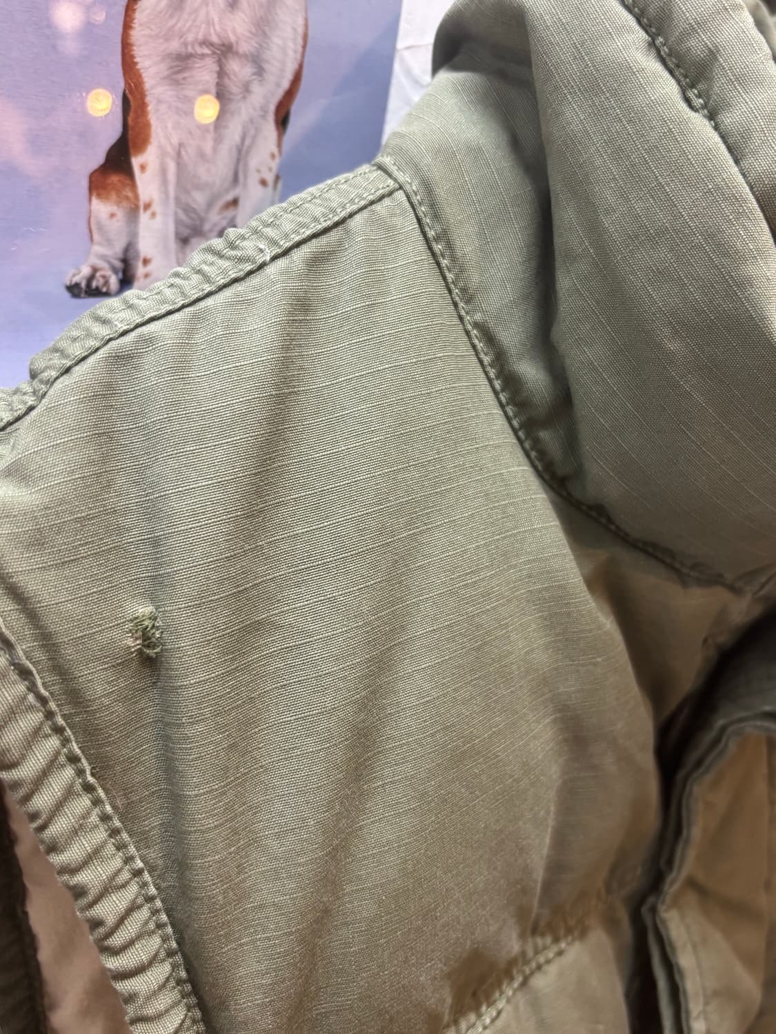 Denim & Supply Ralph Lauren 립스탑 덕다운 베스트 상품이미지10