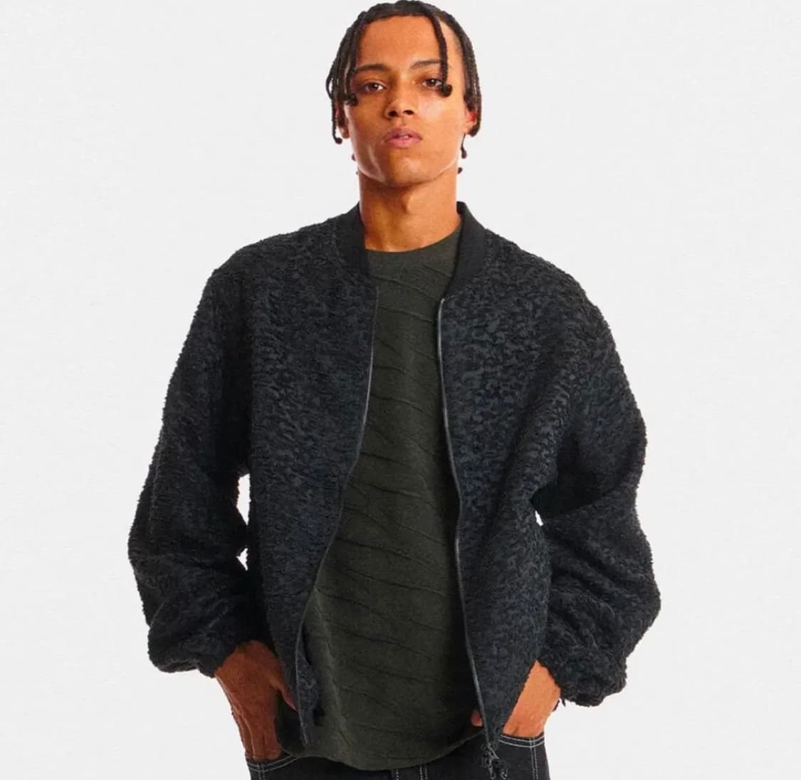 언어펙티드 플라이트 자카드 자켓 상품이미지1