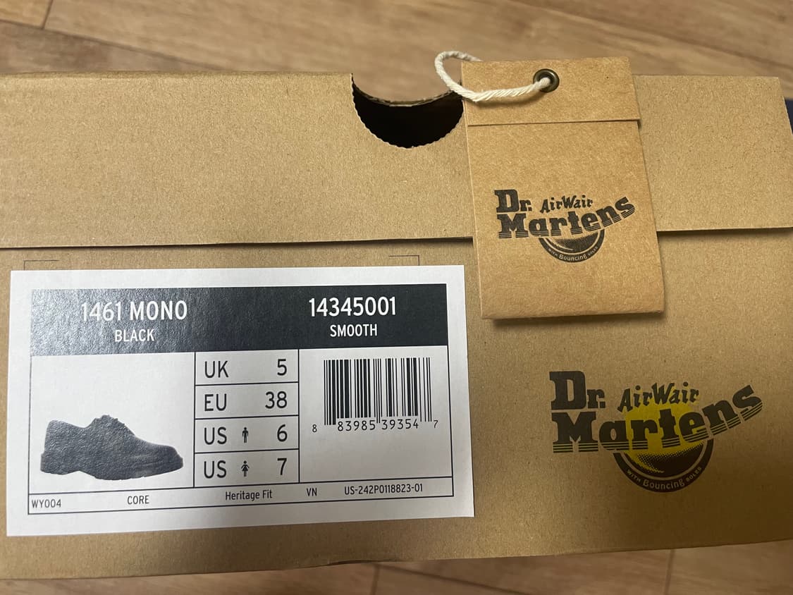 닥터마틴 모노1461 uk5(240-245) 상품이미지6