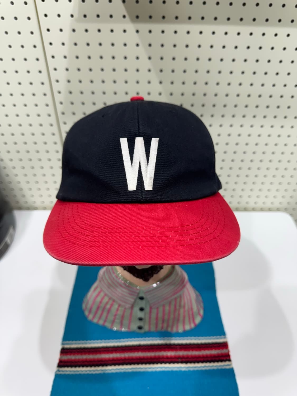 Vintage W logo 2tone cap 🧢 상품이미지1
