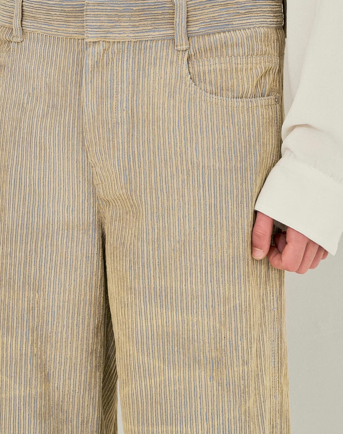 시스템옴므 코듀로이 컬러 라인 와이드 펜츠 82 상품이미지2