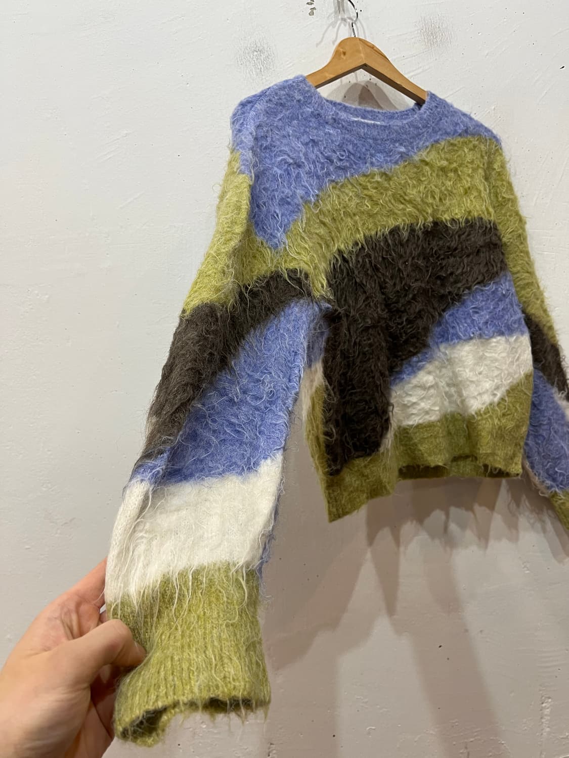 AZUL JPN 헤어리 파스텔 니트 우먼즈 상품이미지3