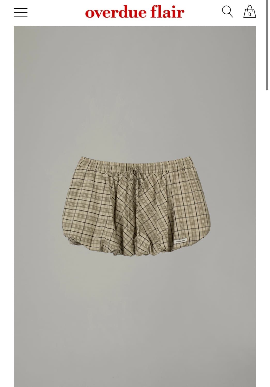 오버듀플레어) Balloon Micro Mini Skirt F 상품이미지4