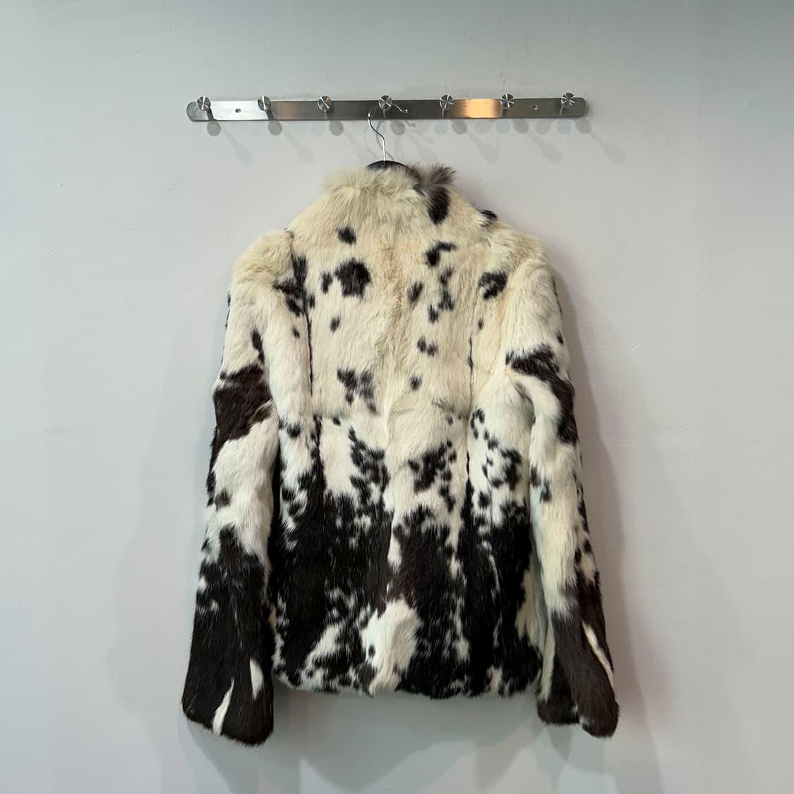 애니멀 프린트 레빗 퍼 자켓 상품이미지7