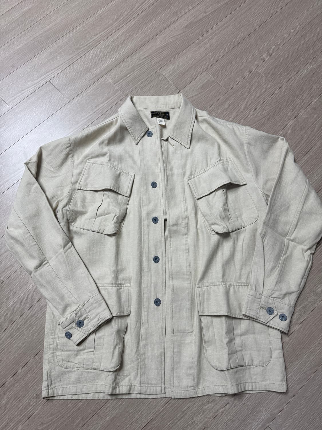 rrl 더블알엘 리미티드 에디션 면 린넨 혼방 퍼티그 자켓 M 상품이미지1