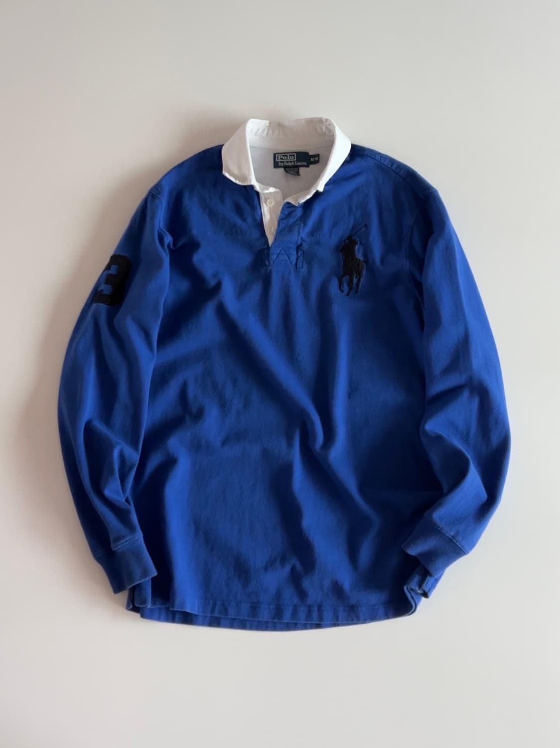 폴로 랄프로렌 빅포니 럭비 셔츠 M 상품이미지1