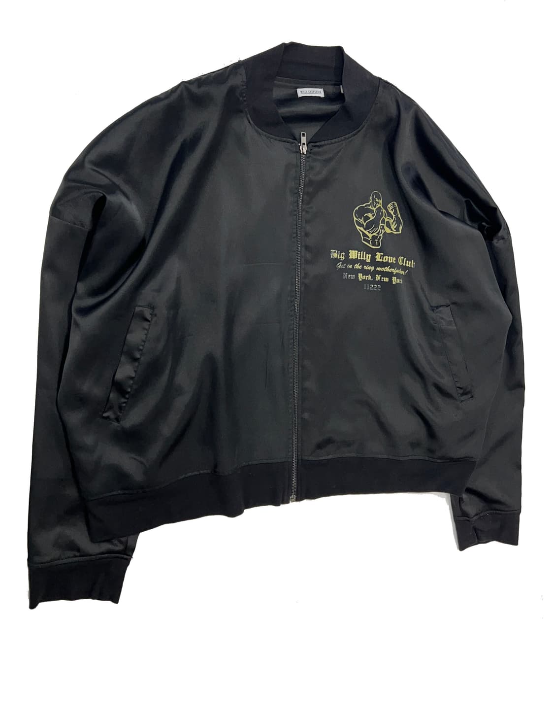 윌리차바리아 새틴 블루종 상품이미지2