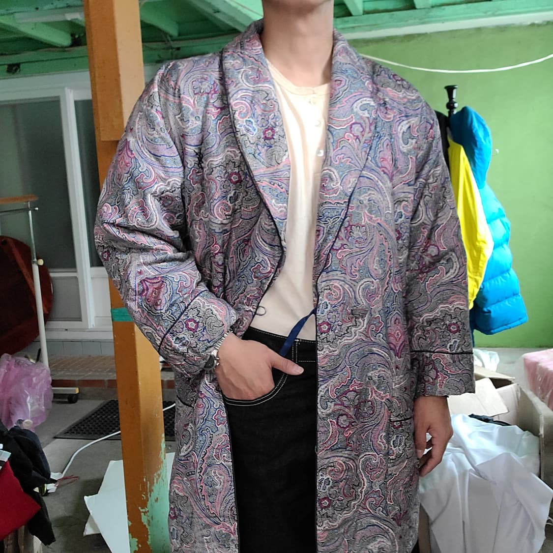 YSL Japan Pattern Coat 상품이미지3