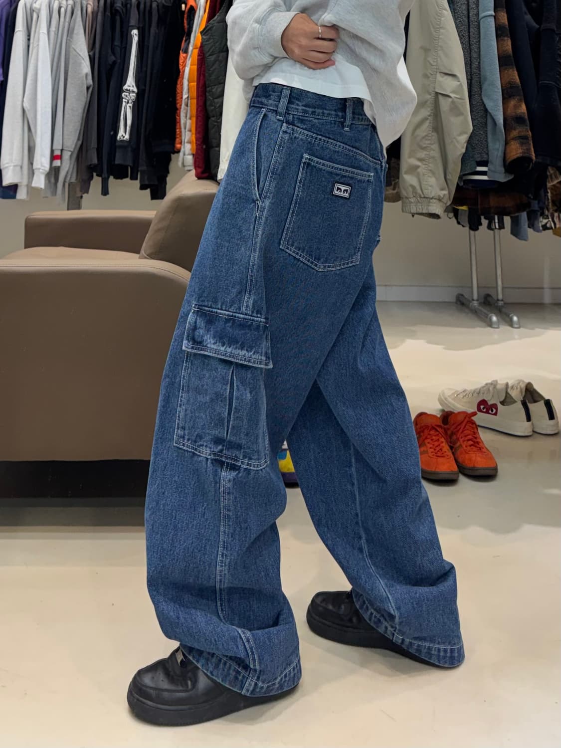 오베이 빅 위그 카고 데님팬츠 상품이미지7