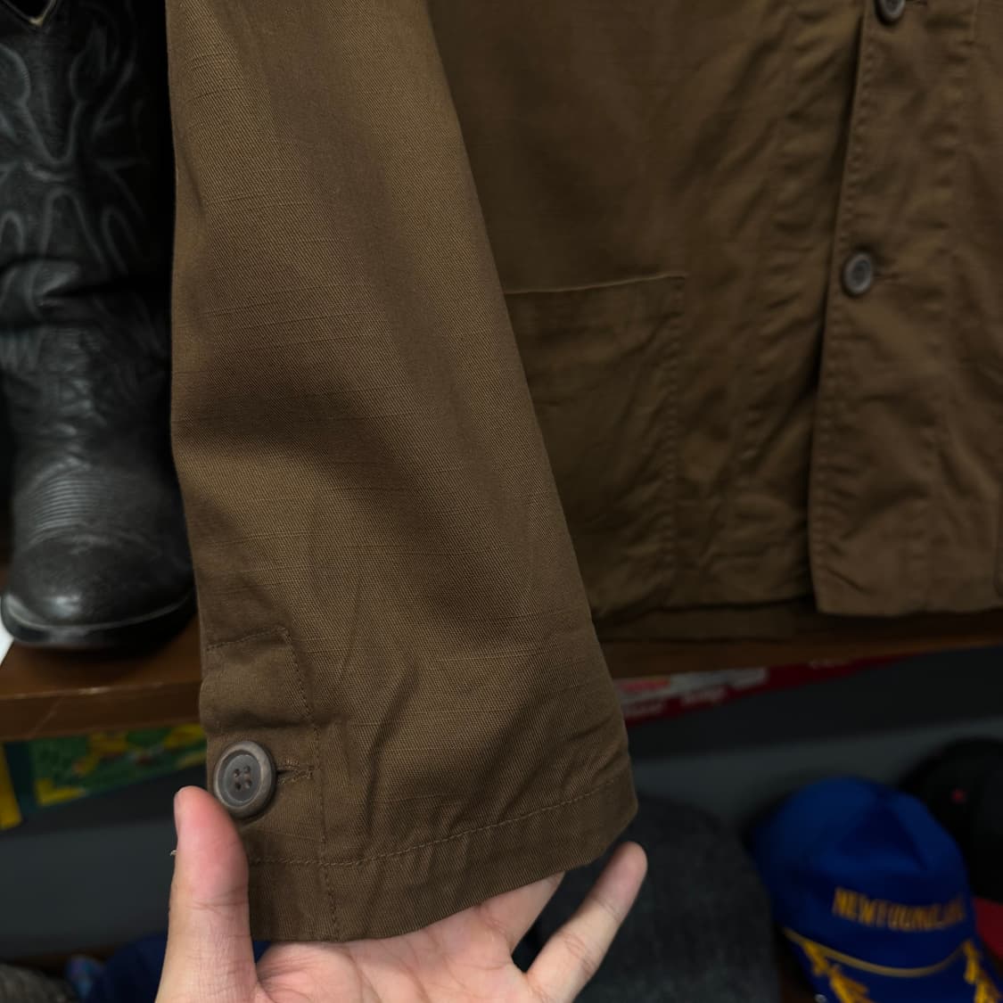 00s 울리치 브라운 블레이져 헌팅 스포츠 자켓 마이 상품이미지5