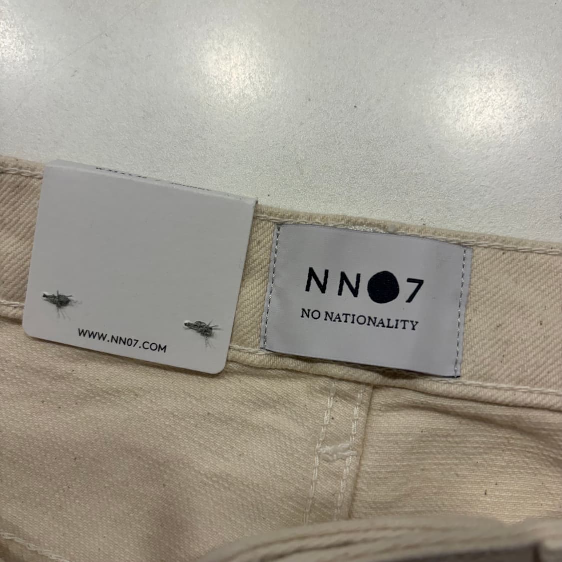 [33x32] NN07 아이보리 데님 팬츠 새상품 D15 상품이미지5