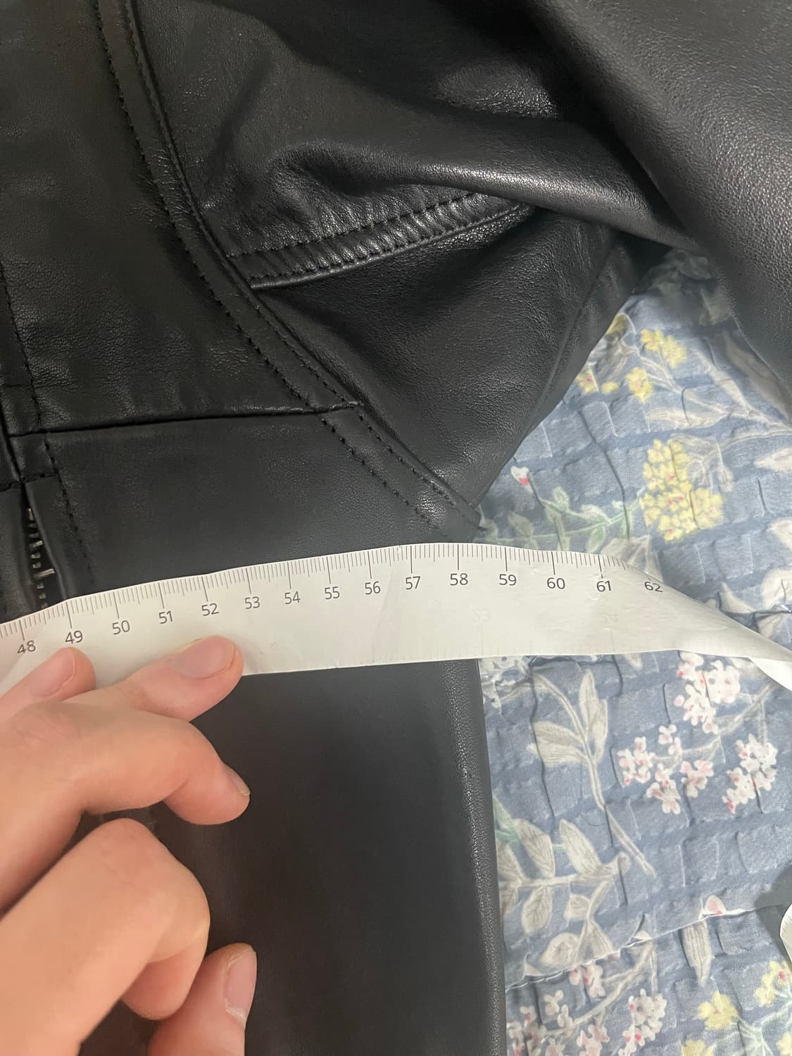 veluokldly 풀그레인 베지터블 1.5mm 소가죽 가죽자켓 블루종 상품이미지5