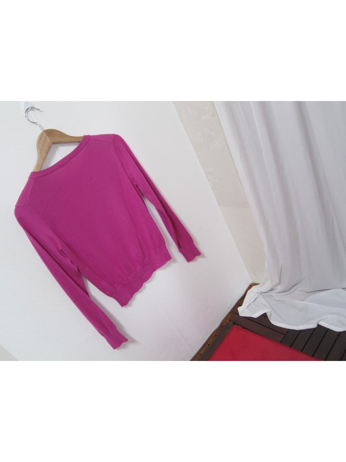 vintage magenta pink cardigan y2k 상품이미지4