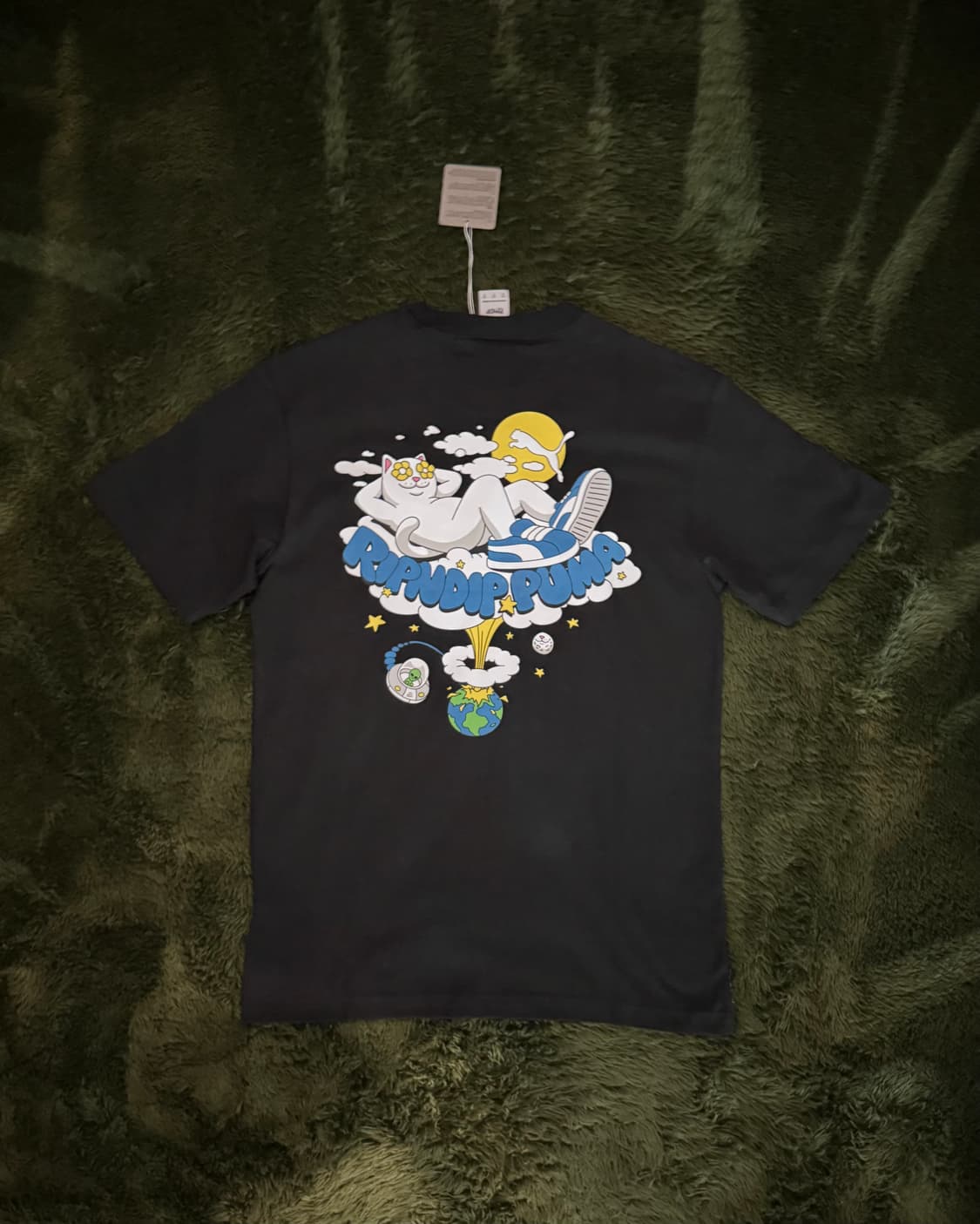 [S] 푸마 X RIPNDIP 립앤딥 콜라보 릴렉스 핏 그래픽 티셔츠 상품이미지6
