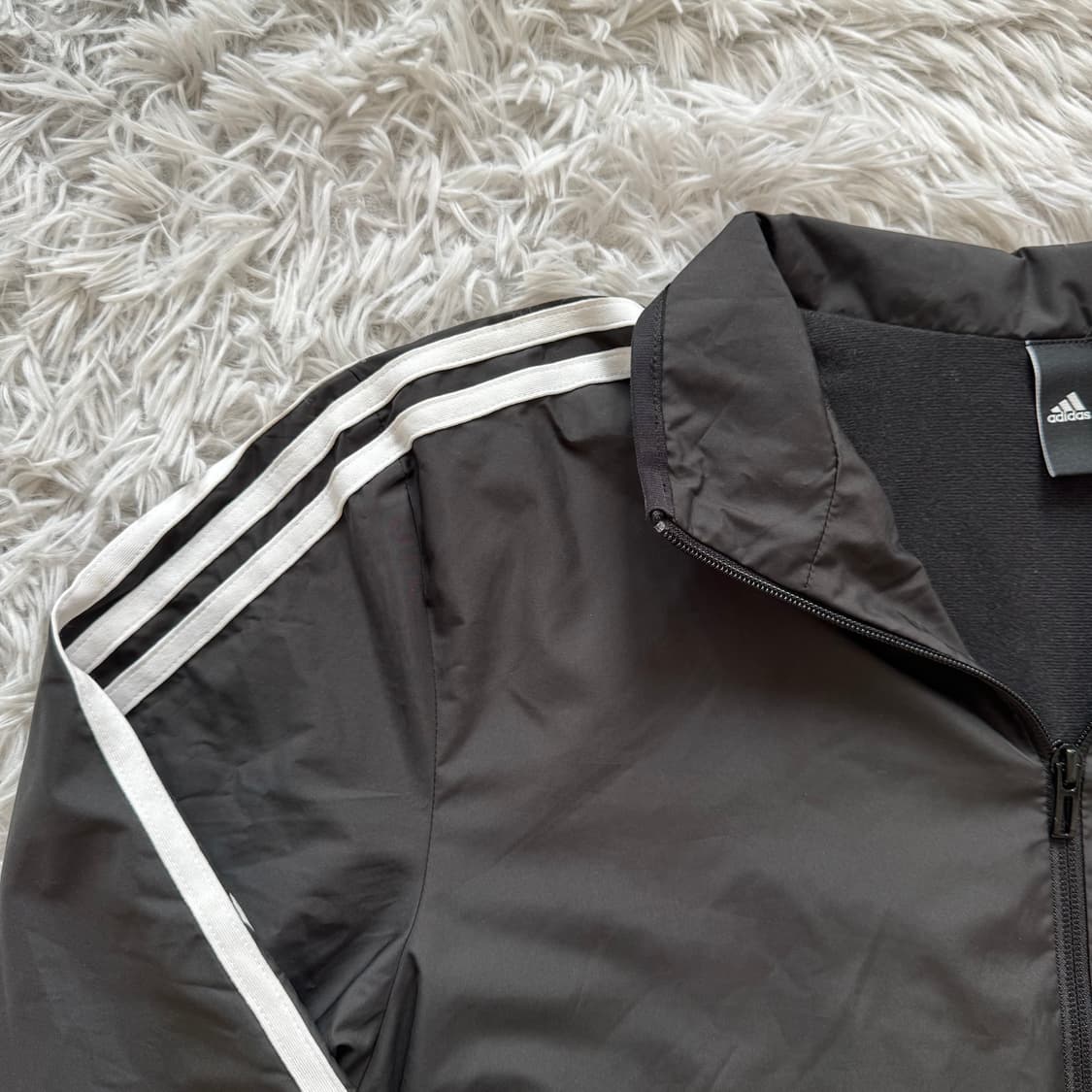 ADIDAS 일본빈티지 나일론 바람막이 미사용 아디다스바람막이 m 42 상품이미지1