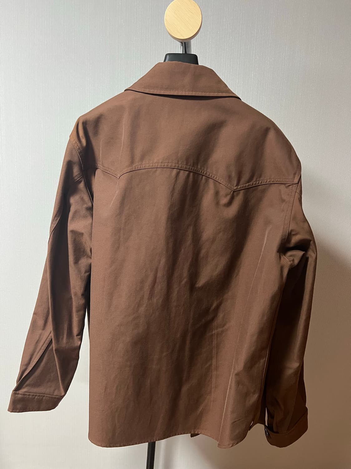 렉토 더블포켓 코튼 워크 셔츠 브라운 M 상품이미지3