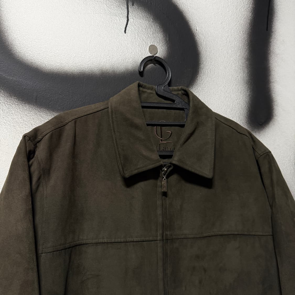 VTG 빈티지 스웨이드 싱글 집업 스윙탑 봄버 자켓 상품이미지3