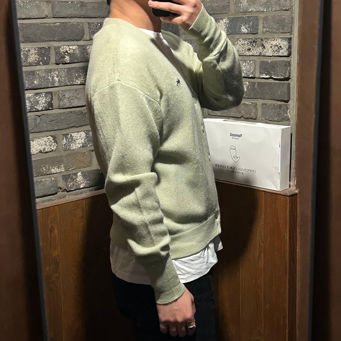 L) 라코스테 서광 빈티지 울 가디건 상품이미지10