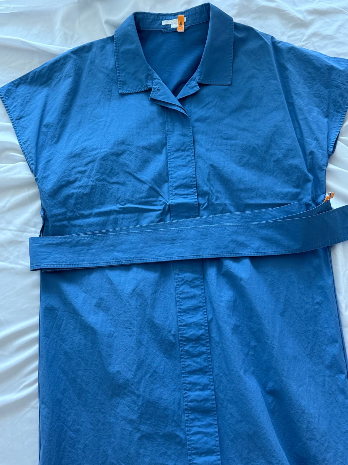 COS 우븐 저지 벨티드 셔츠 원피스 상품이미지7