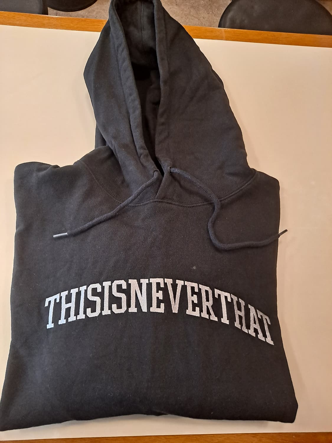 디스이즈네버댓 블랙후드티 L사이즈 상품이미지2