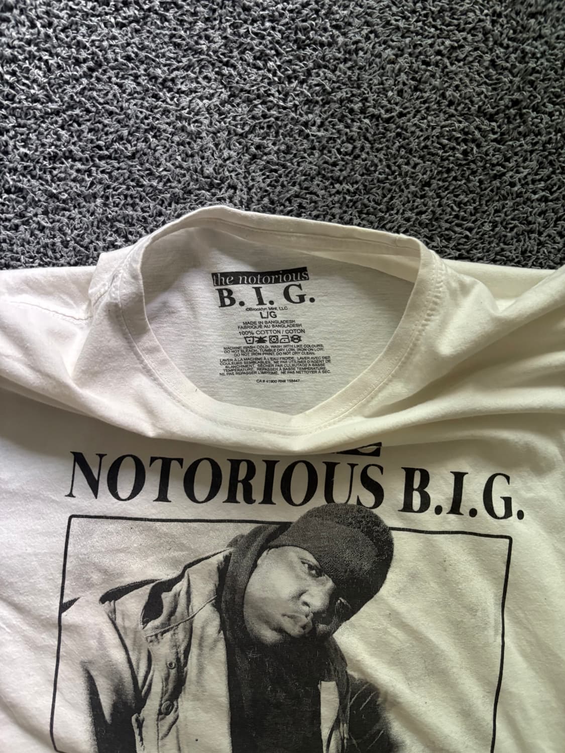 노토리어스 BIG 비기 반팔 티셔츠 상품이미지2