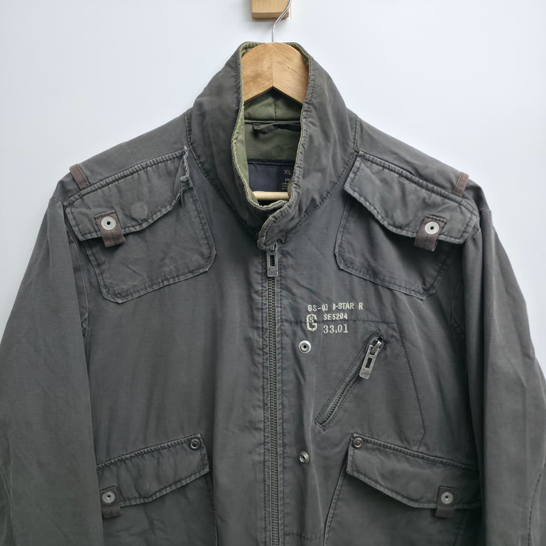 [XL] G-STAR RAW 지스타로우 바이커 코튼 자켓 상품이미지2