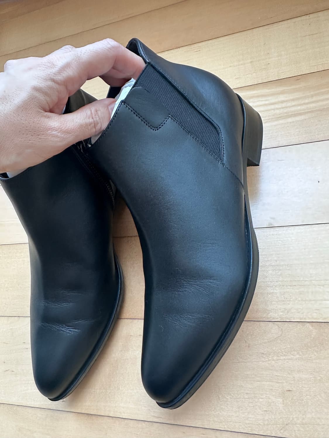 쥬세페 자노티 블랙 가죽 앵클 부츠 35 1/2 (정품, 새상품) 상품이미지5