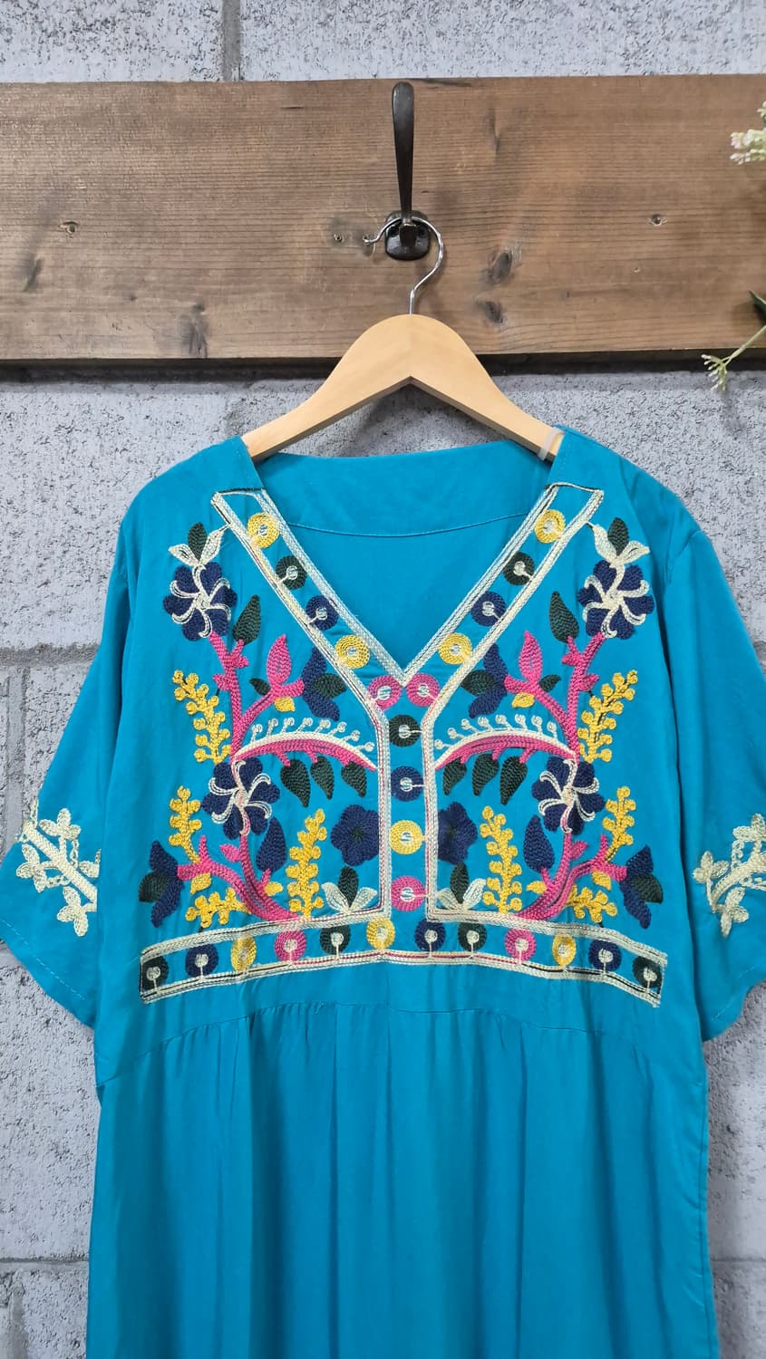 멕시칸 자수원피스 아오이유우 하구미룩 모리룩 모리걸 상품이미지2