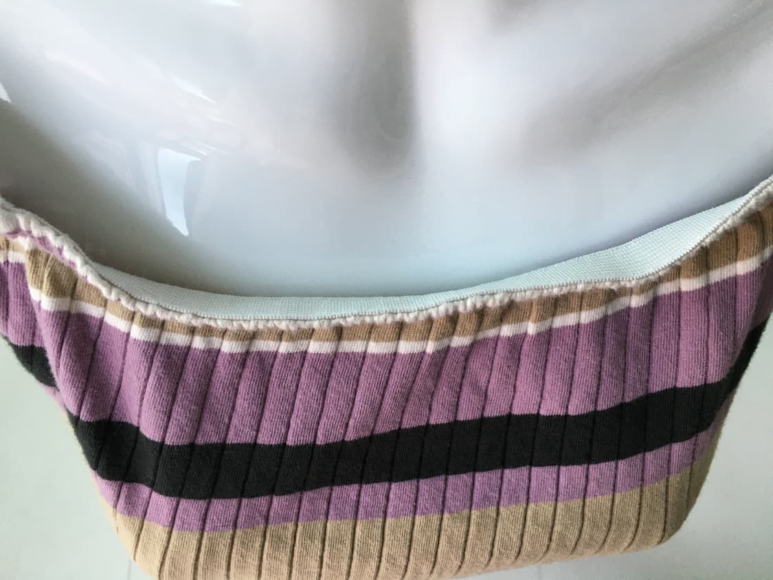 stripe rib knit top 상품이미지3