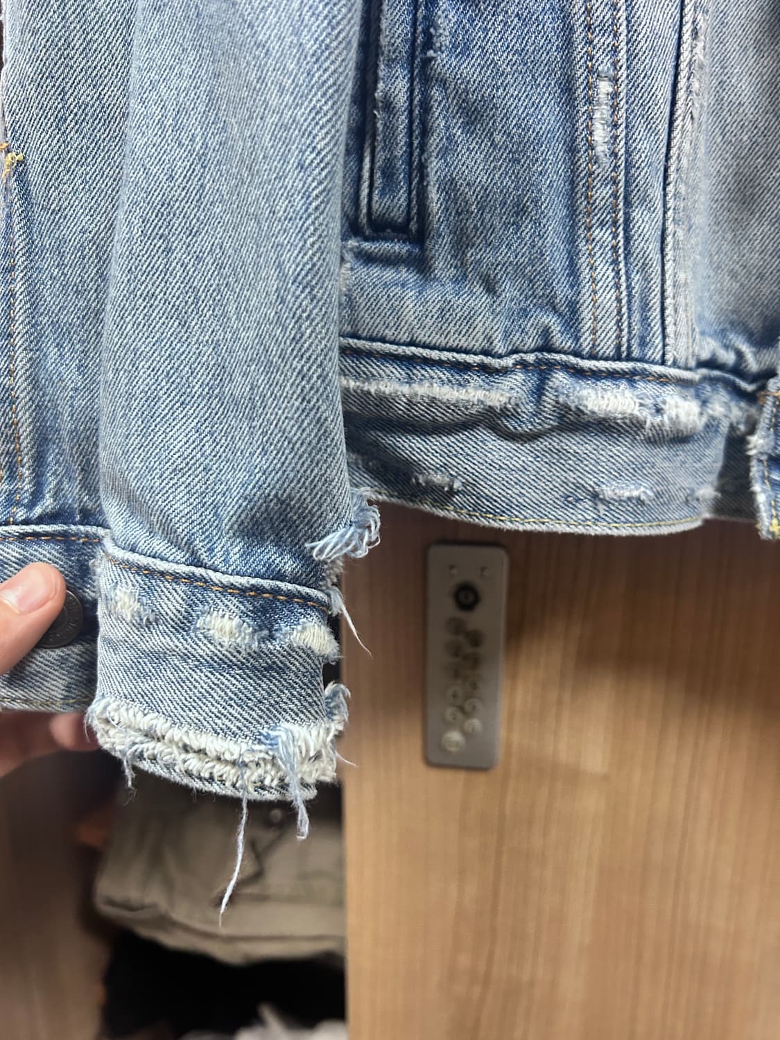 리바이스 데미지 데님자켓 L사이즈 상품이미지3