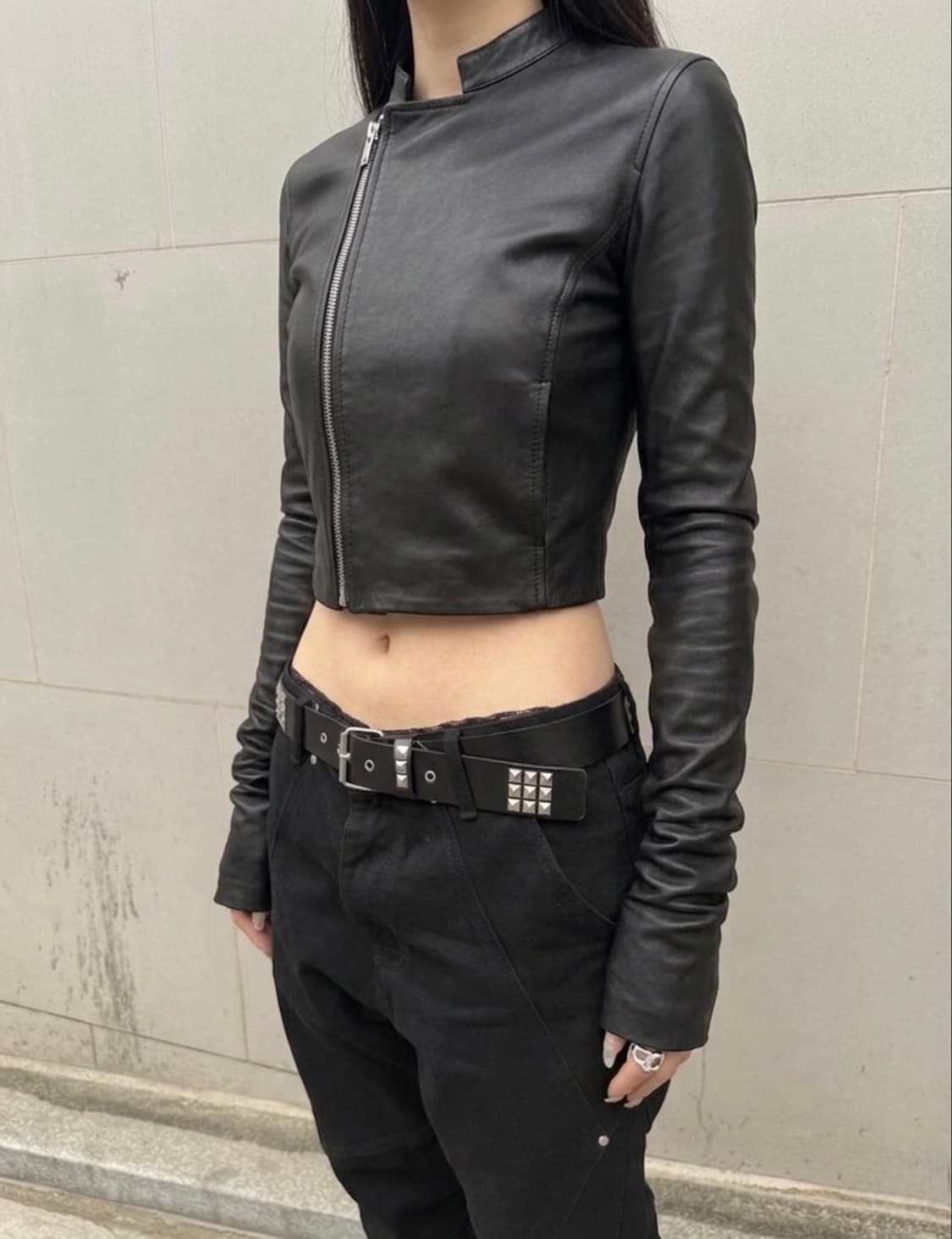 [os] 빈티지 스터드 벨트 상품이미지1