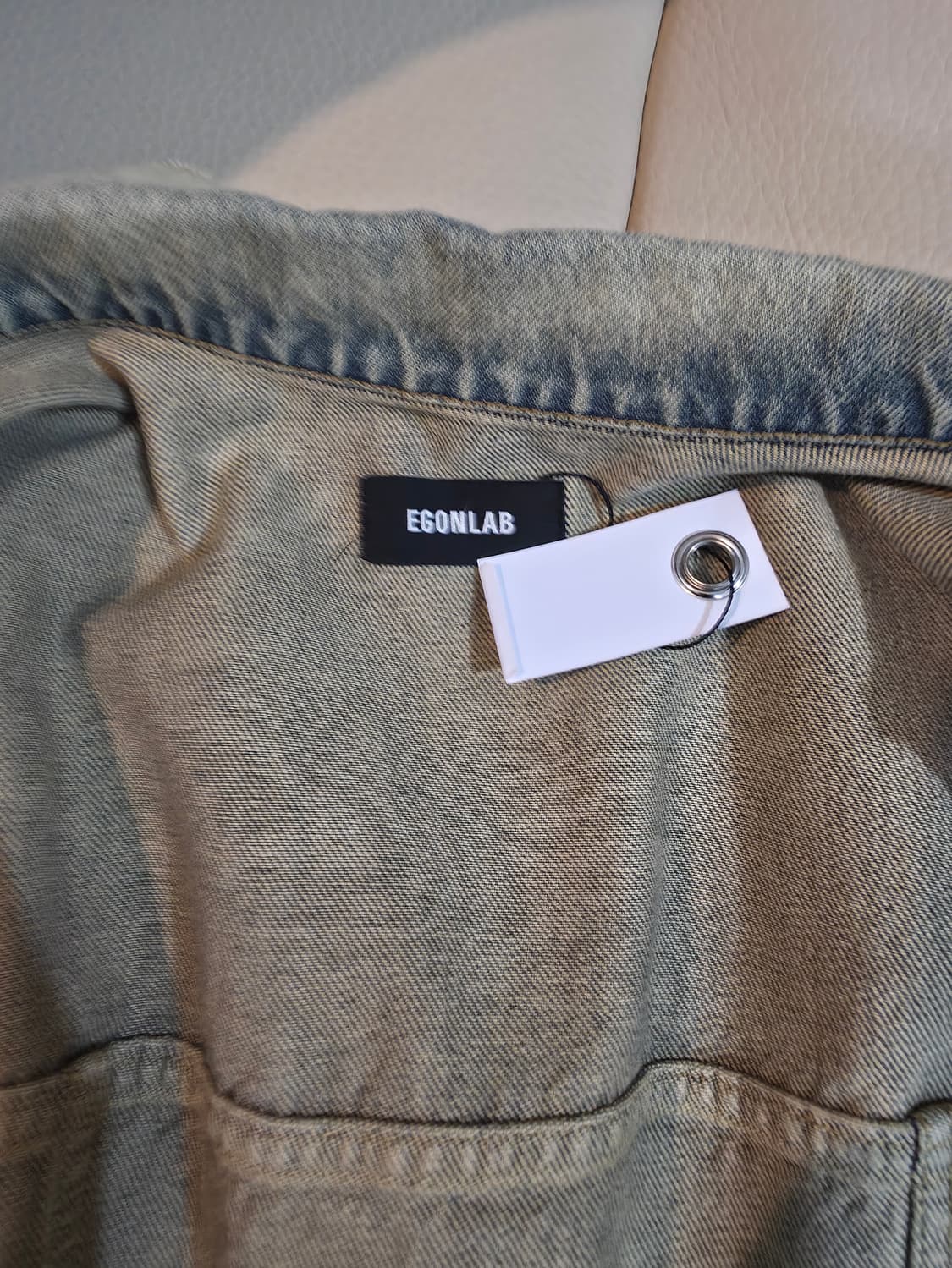 Egonlab cut_out denim jakcet 상품이미지6