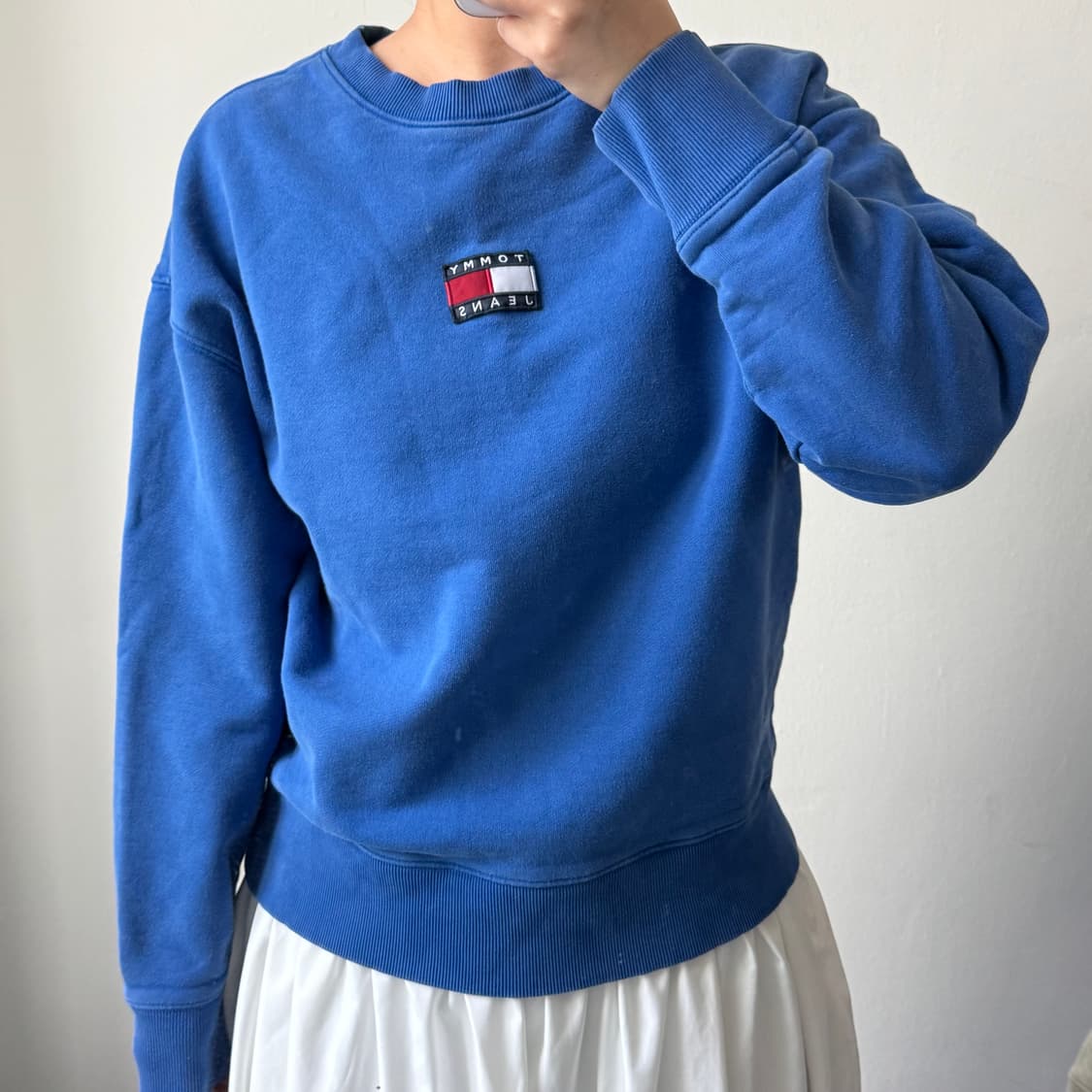 [L] 타미진스 블루 맨투맨 상품이미지1