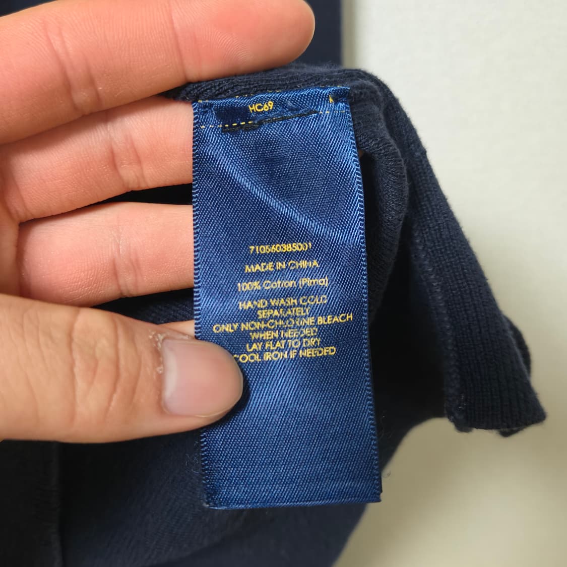 폴로랄프로렌 코튼 브이넥 니트  상품이미지6