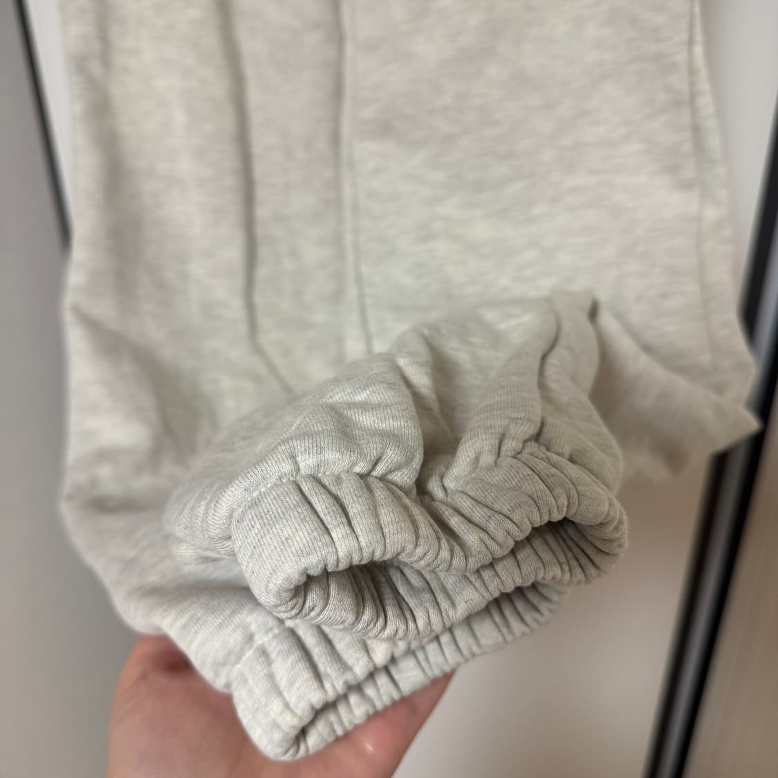 트렌디어패럴 스턴 힙 조거팬츠 오트밀 롱 상품이미지5