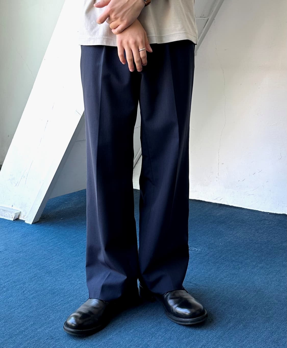  2 pleats multi patterned trousers 상품이미지10