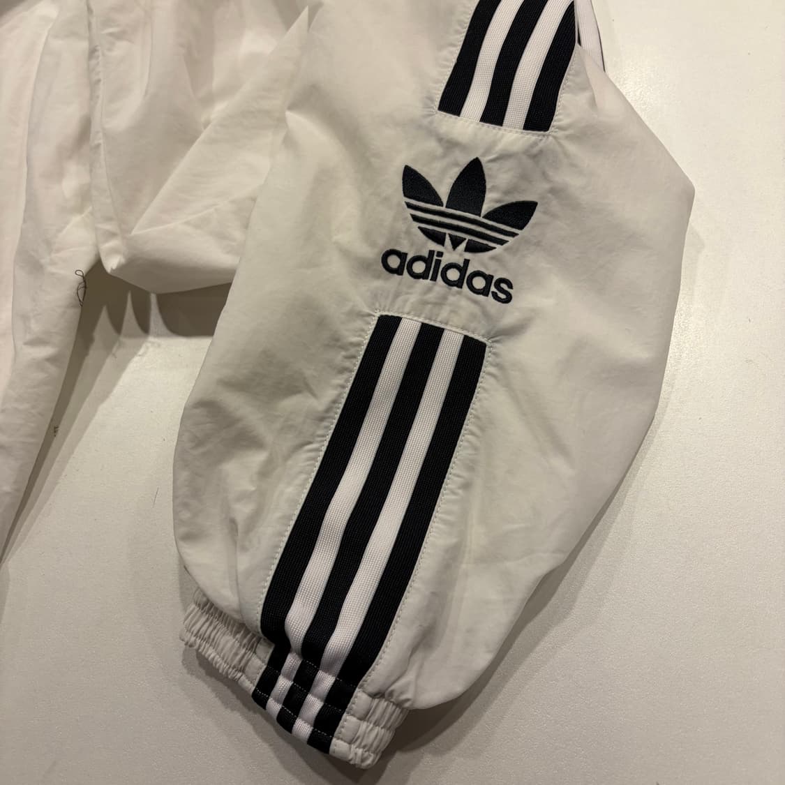 [M] 아디다스 락업 3선 트레이닝 바지 화이트 B255 상품이미지6