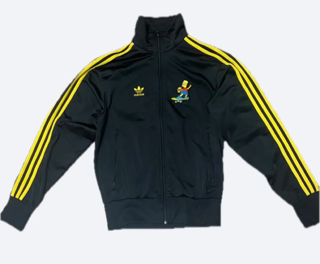 아디다스 심슨 콜라보 트랙탑 져지 블랙 옐로우 상품이미지1