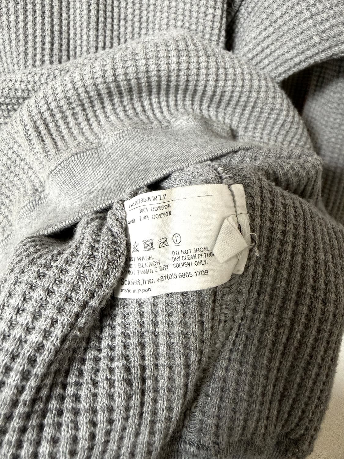 솔로이스트 17aw 리빌드 써멀 오버 소프트셔츠 상품이미지5