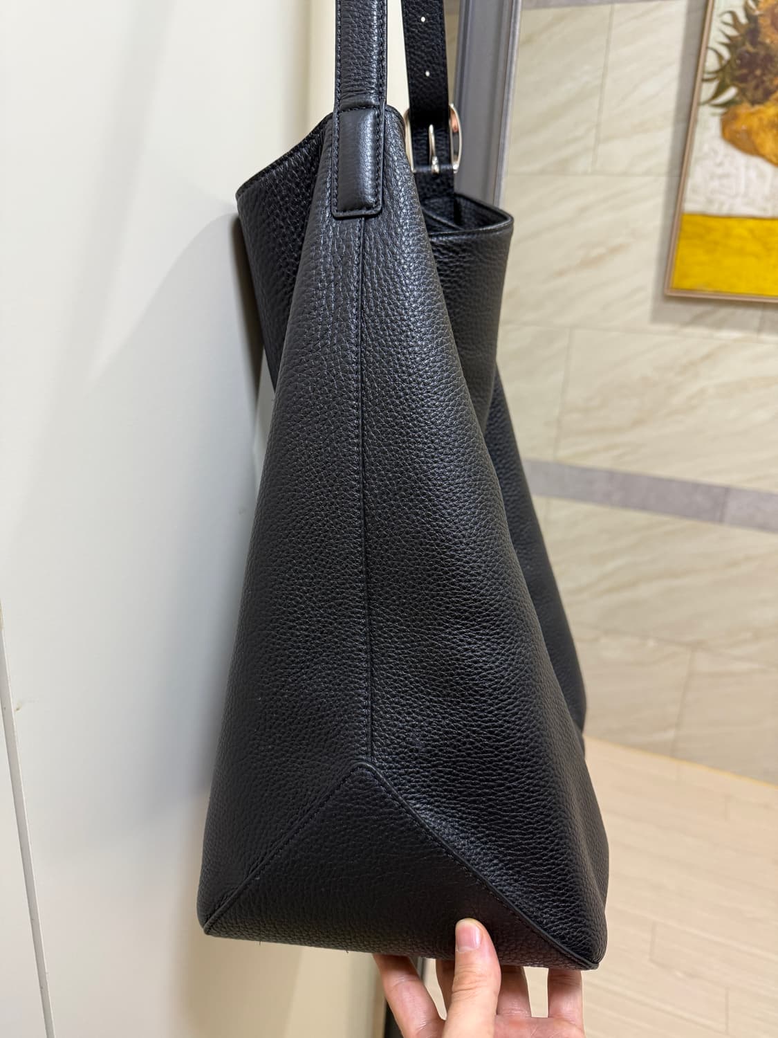 토니웩 풀그레인 레더 토트백 상품이미지3