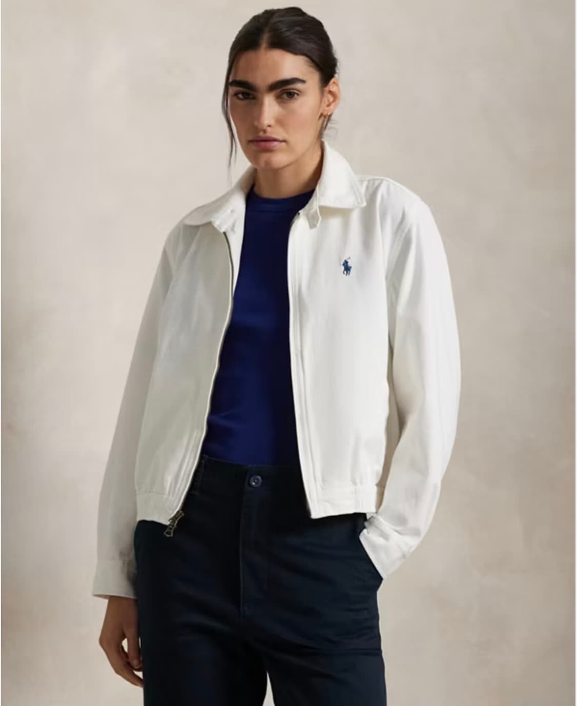 폴로 랄프로렌 아이보리 스윙탑 자켓 M 상품이미지1