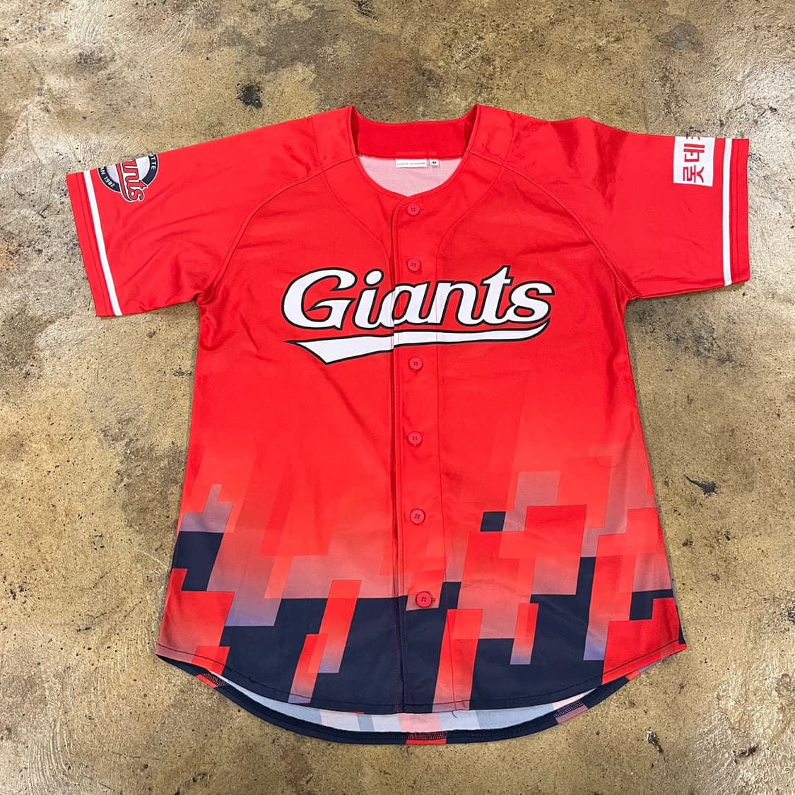 [M] 롯데 자이언츠 유니폼 레드 b18 상품이미지2