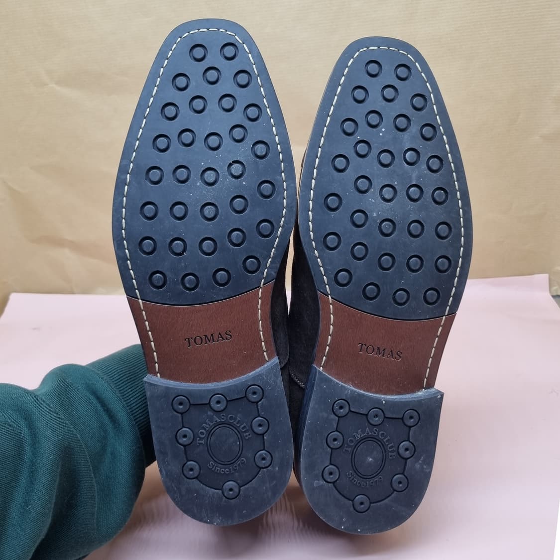 토마스클럭 스웨이드 남성구두 실사이즈 255 상품이미지3