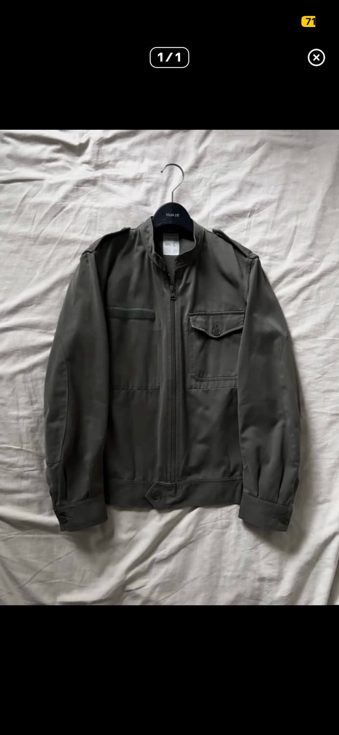 Os) 80s 프렌치 밀리터리 자켓 상품이미지1