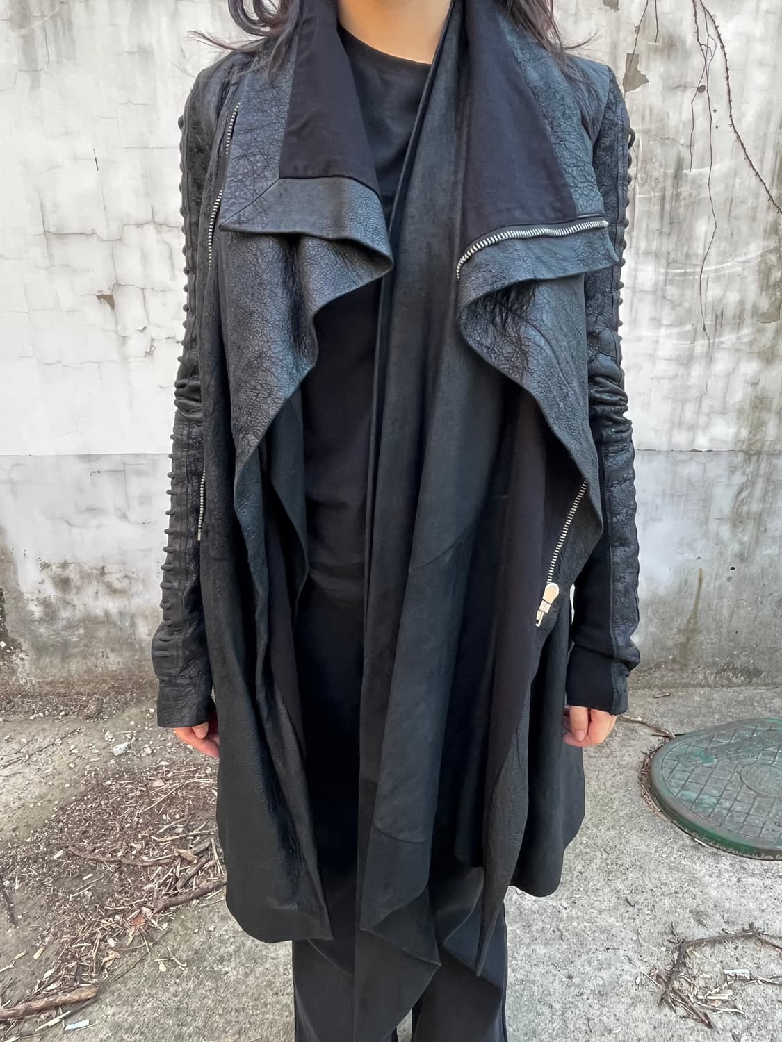 (Archive) Rick Owens Leather Coat 상품이미지2