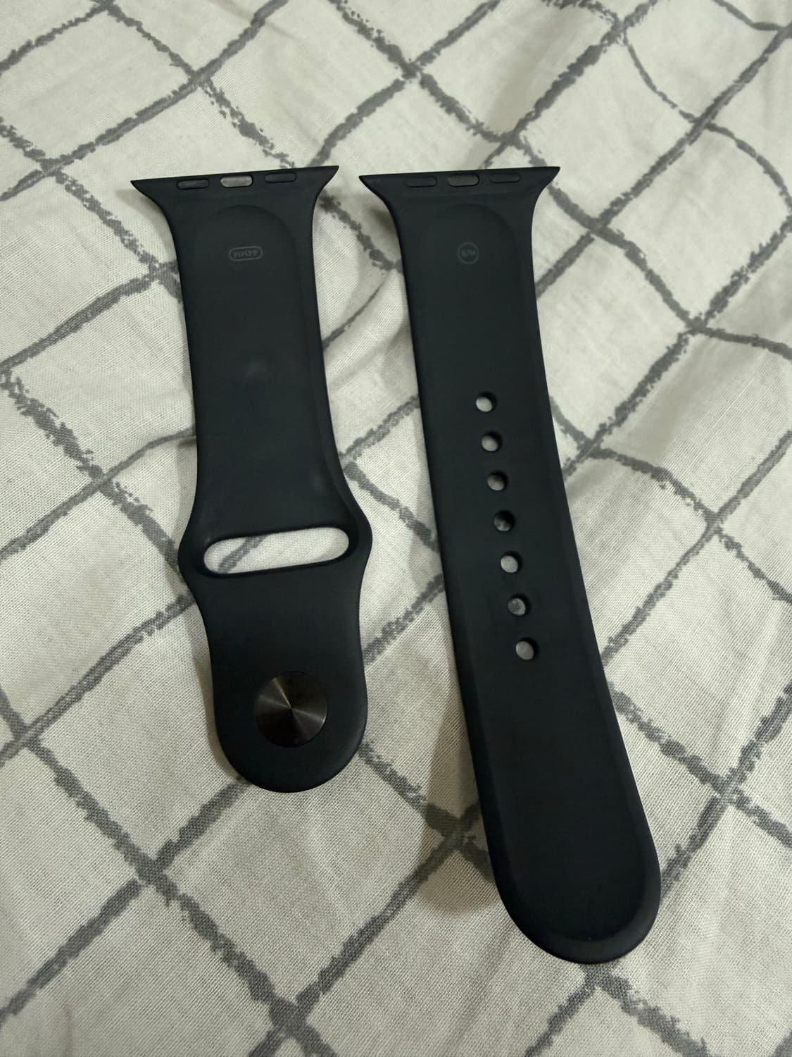 애플워치 블랙 스포츠밴드 블랙 44mm S/M 상품이미지1