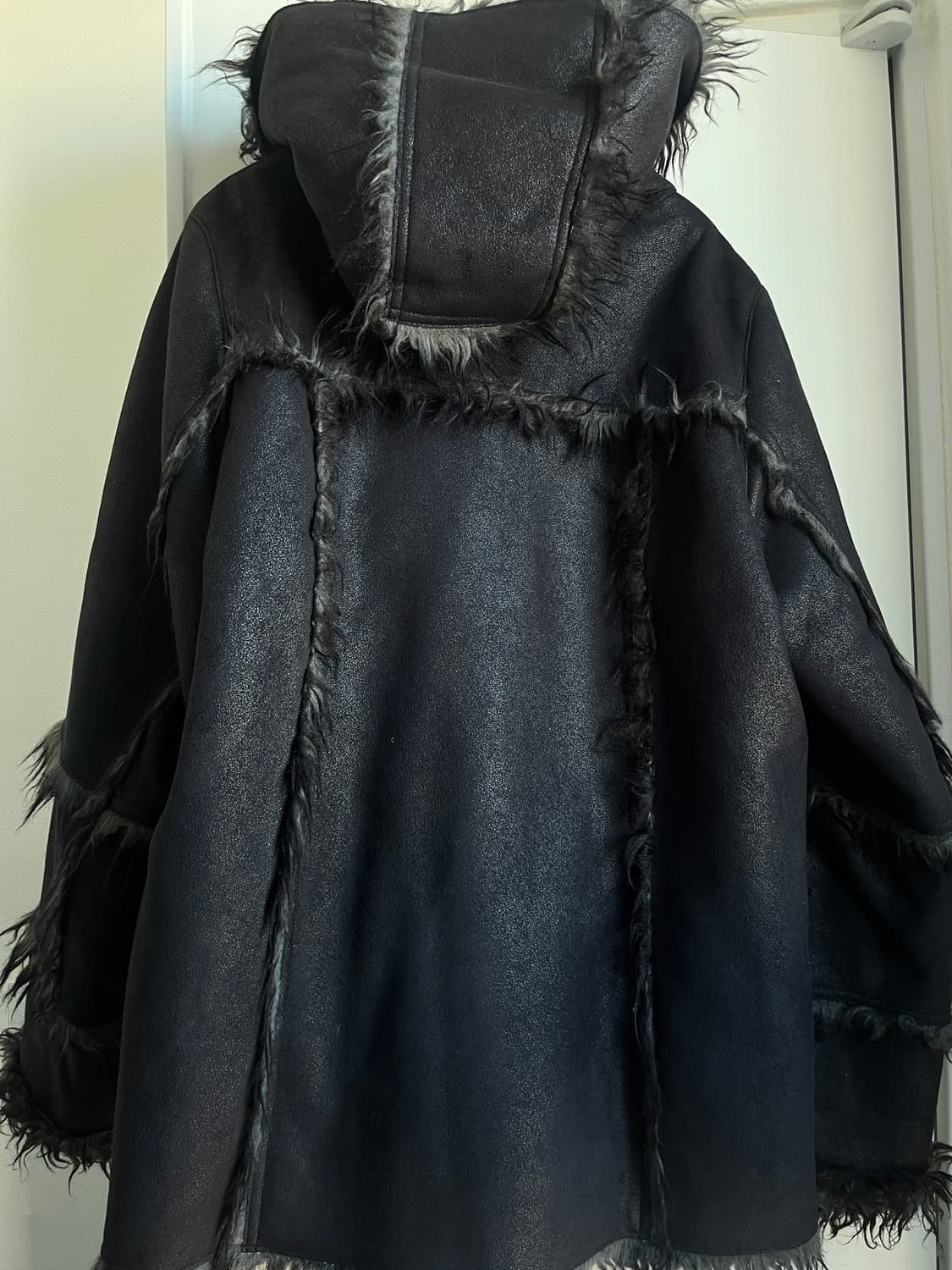 퍼버즈 후드 무스탕 상품이미지5