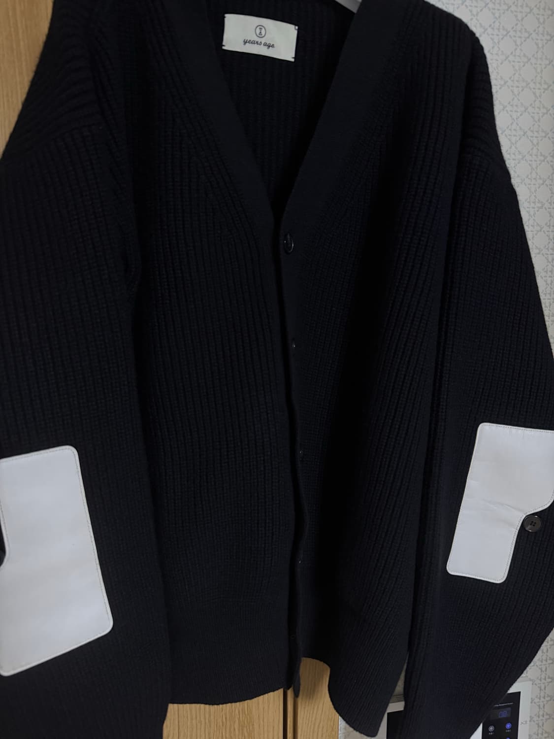 이얼즈어고 로버울 가디건 블랙 XL 상품이미지2