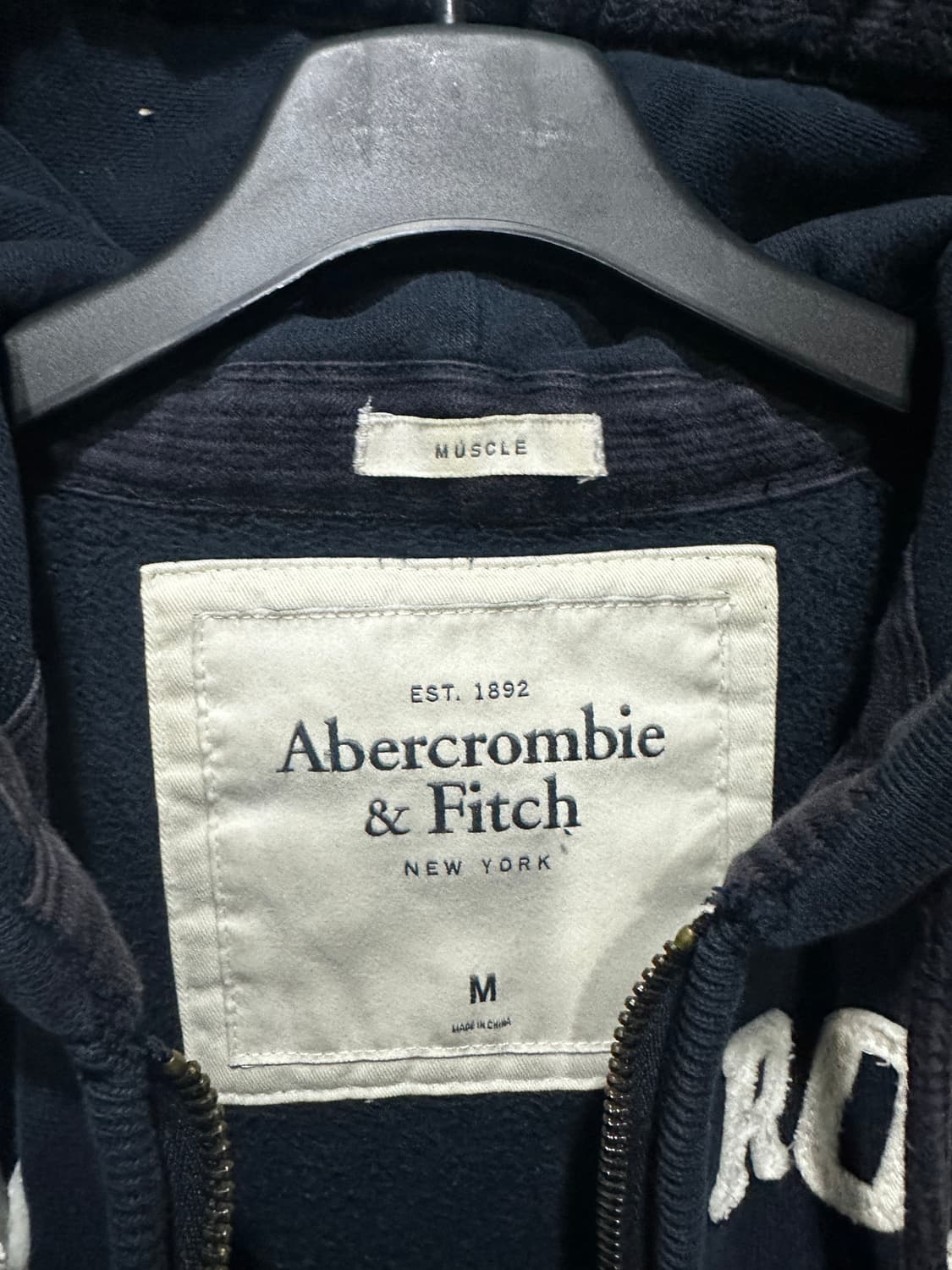 아베크롬비 후드집업 네이비 상품이미지3