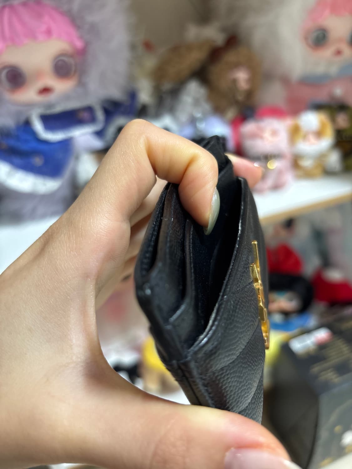 생로랑 카드지갑 금장 상품이미지5